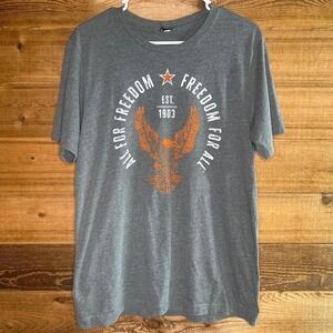 Harley Davidson grey cotton t-shirt